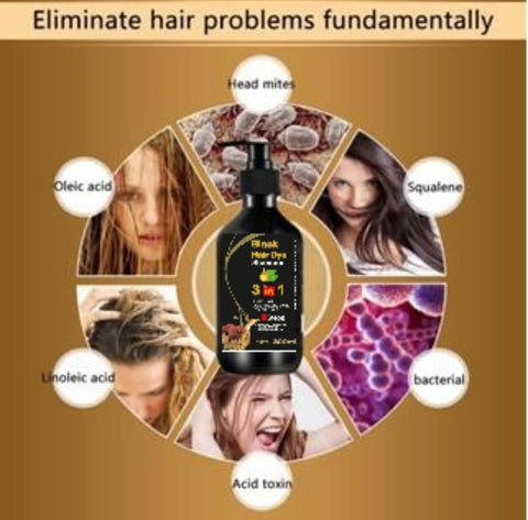 BLOSDREAM Black Hair Shampoo