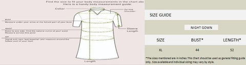 Women's Hosiery Printed Night Gown