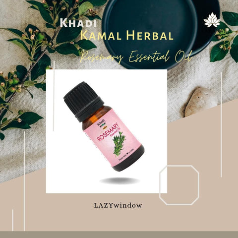 Khadi Kamal Herbal 100 Pure Natural & Organic Rosemary Oil For Men And Women For Hair And Skin 10ml Pack of 5