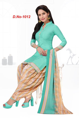 Latest Printed Synthetic Crepe Dress Material/Suit