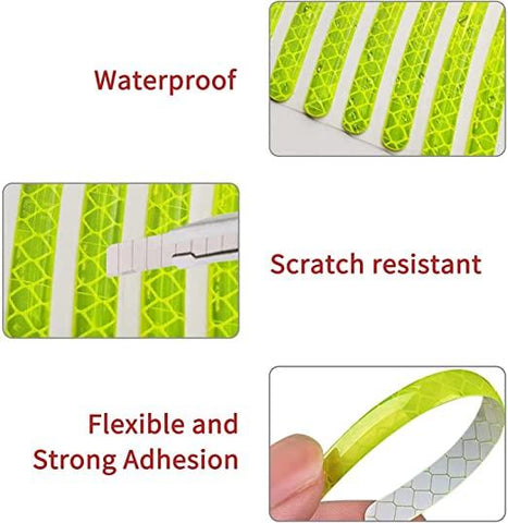 20Pcs Car Wheel Radium Sticker| Car & Bike Wheel Decoration Reflective Sticker