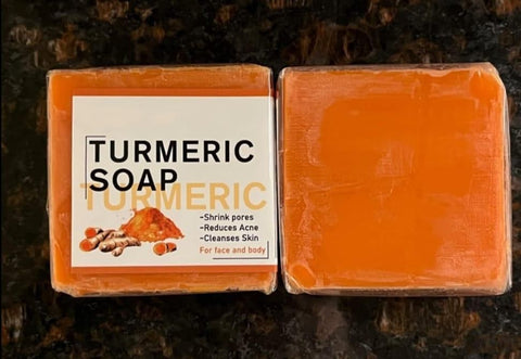Natural Turmeric Soap for Body & Face 7.4 oz(Pack Of 2)