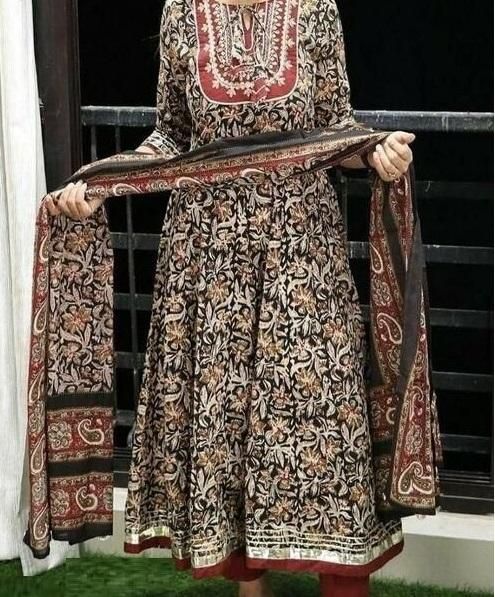 Beautiful Cotton Printed Kurti Pant Set