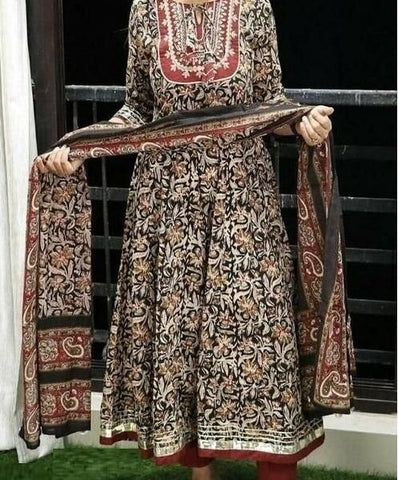 Beautiful Cotton Printed Kurti Pant Set