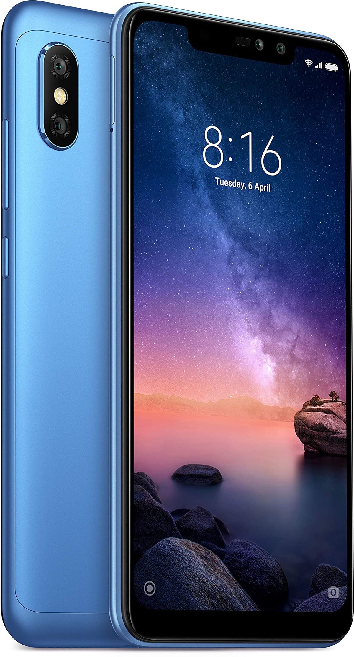 (Renewed) Redmi Note 6 Pro 64GB (Blue, 4GB RAM)