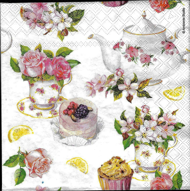 Decoupage-Napkin-Tea-with-muffins-1-Pc
