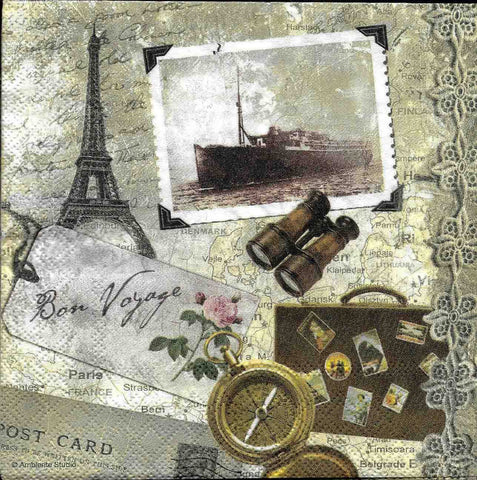 Decoupage-Tissue-Bon-Voyage-1-Pc