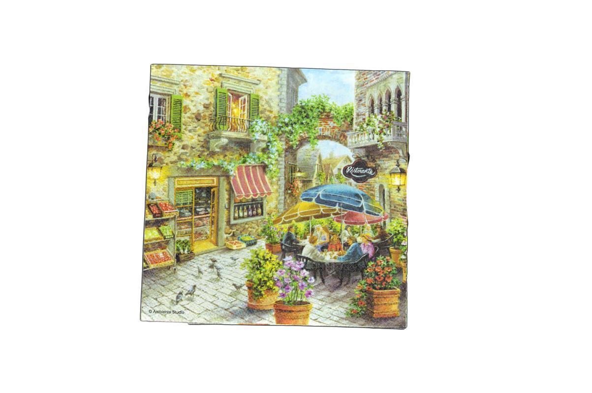 Decoupage Tissue/Napkin - Flowers in the street - 1 Pc