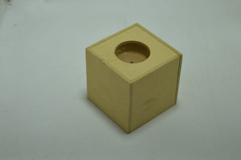 Premium Qual;ity Raw MDF Wooden Tea Light Stand - 2 PCs.
