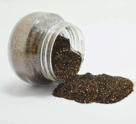 Glitter - chocolate color for craft - 15 gm