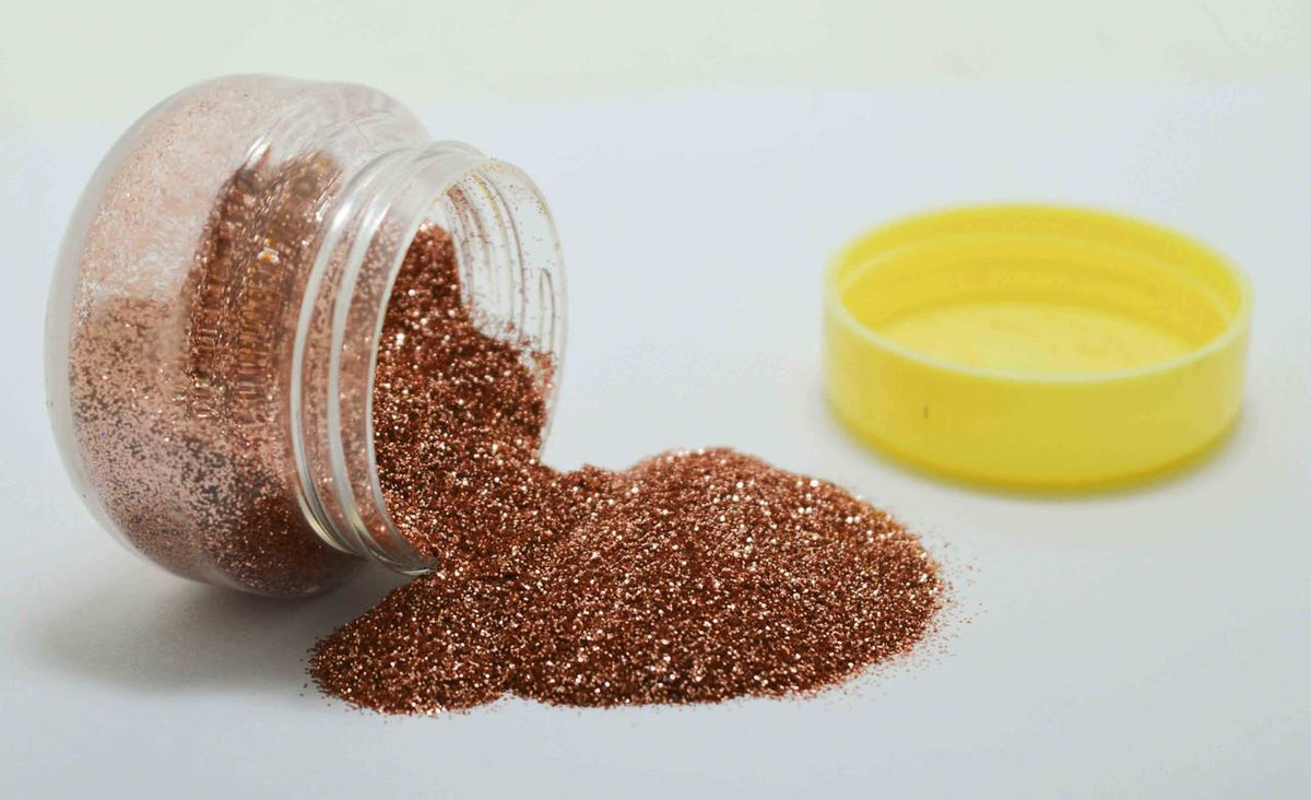 Glitter - light walnut color for craft - 15 gm
