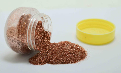 Glitter - light walnut color for craft - 15 gm