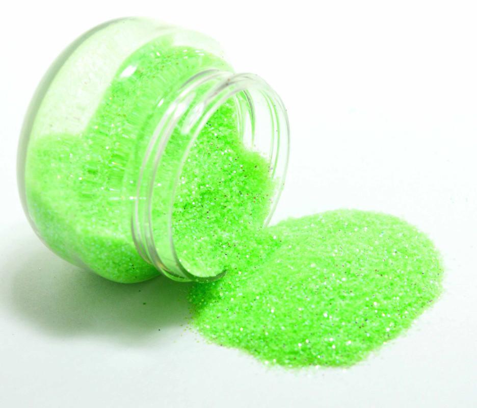 Glitter - Parrot Green color for craft - 15 gm
