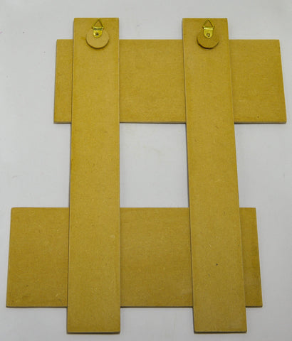 Premium Quality Raw MDF Double Plate Name Plate - 1 Pc.