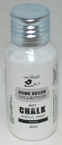 CHALK PAINT MATT (Snow White) - 60 ml Pastel Shades - 1 Pc