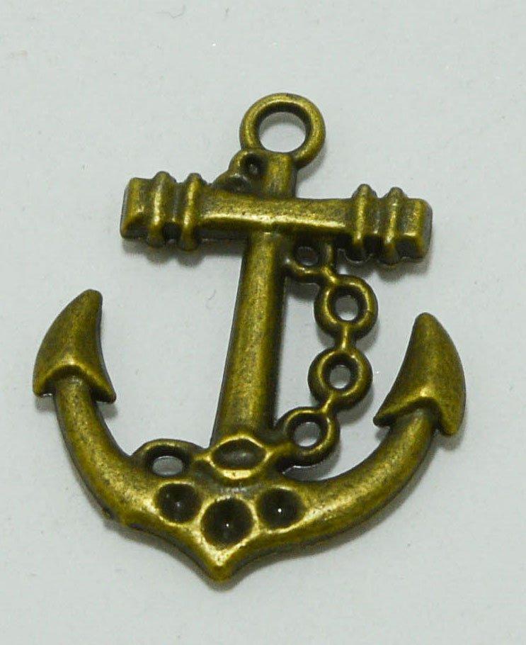 METAL CHARMS- SHIP ANCHOR 1pc