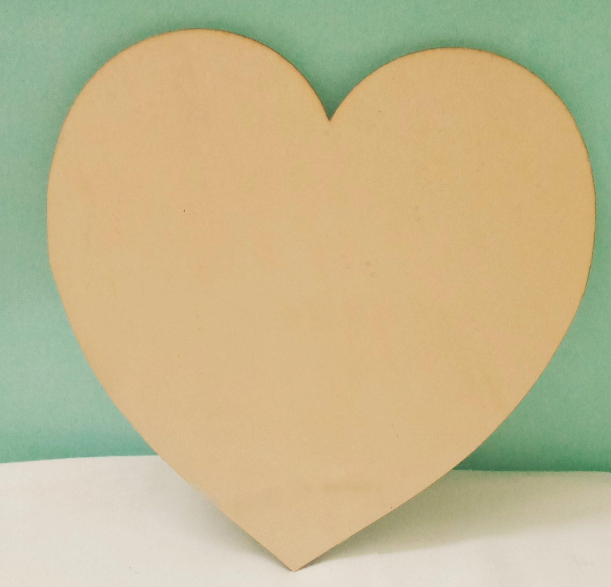 Premium Quality Raw MDF Wooden  multipurpose heart shaped wall hanging - 1 Pair