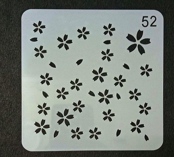 Art & Craft Stencil  - Sweet Cherry Blossom -size 5*5 inch - 1 P c