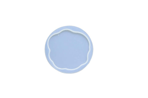 Silicon mold - agate resin coaster - 4 designs