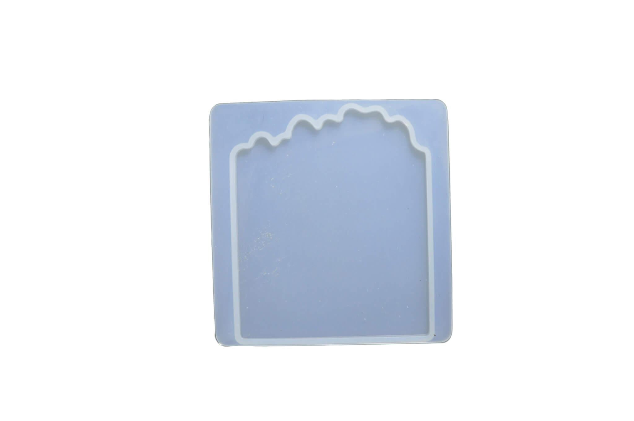 Silicon mold - agate resin coaster - 4 designs