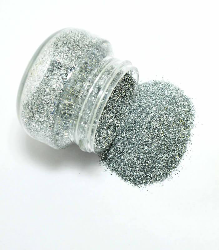 Silver dust glitter for craft 15 gms - 1 Pc