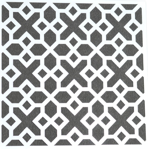 Stencil - Geometric pattern -2 - Size 6*6 inch -1 Pc