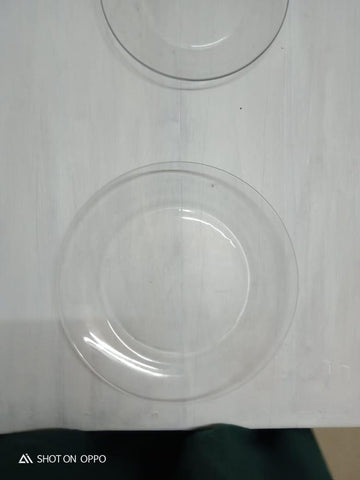 Duralex  Clear Glass Plate  size big - 9 inch  - 1 Pc
