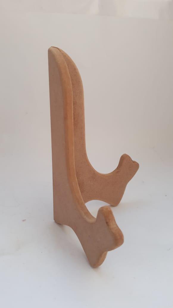 Premium Quality Raw Mdf Wooden  Easel for showcasing Plates - 1 Pc