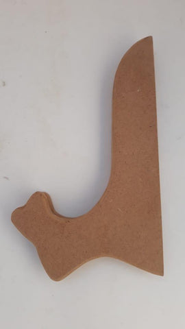 Premium Quality Raw Mdf Wooden  Easel for showcasing Plates - 1 Pc