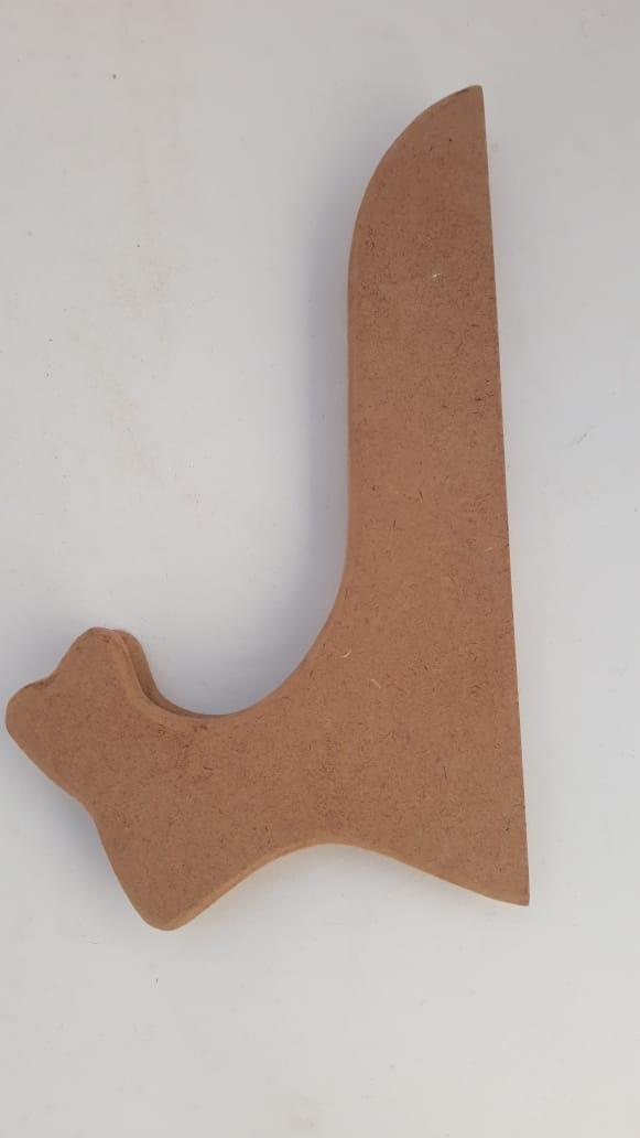 Premium Quality Raw Mdf Wooden  Easel for showcasing Plates - 1 Pc