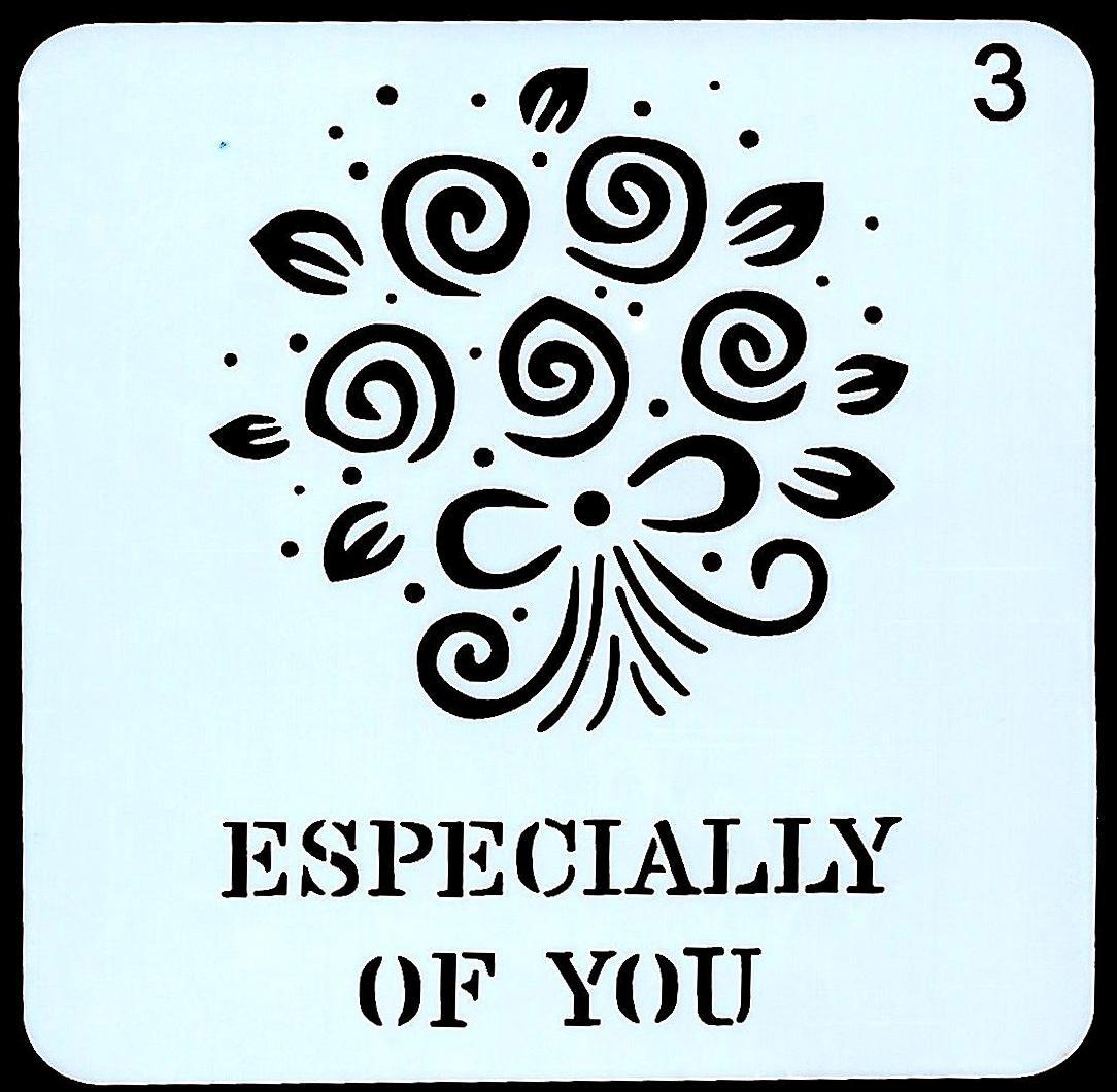 Art & Craft Stencil  - Specially for You size 5*5 inch - 1 Pc