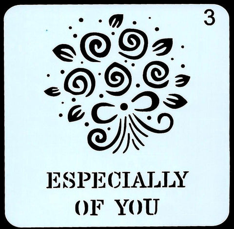 Art & Craft Stencil  - Specially for You size 5*5 inch - 1 Pc